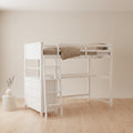 Twin Size Loft Bed with Drawers and Desk